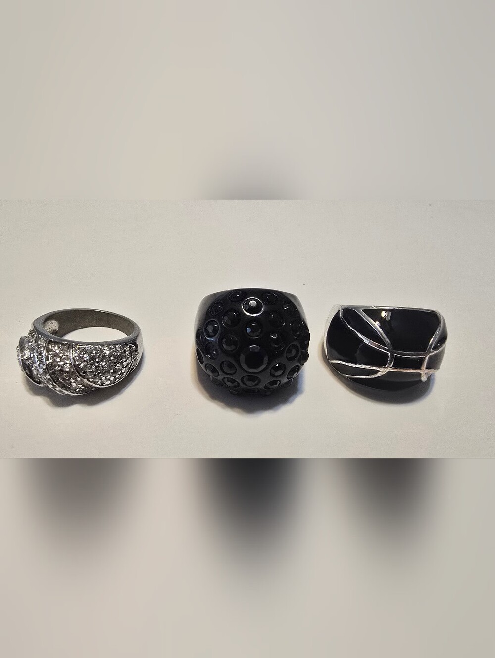 3 Rings . All Size 6.5